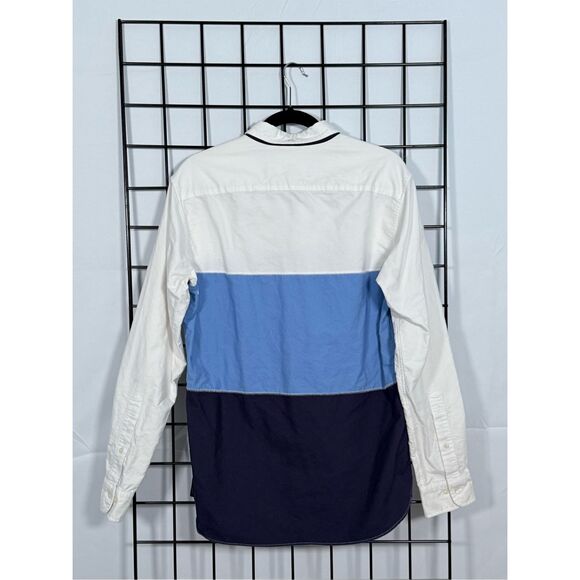 Brooks Brothers LS Shirt Mens M Blue‎ All Supima Cotton X Slim Coastal Preppy - Picture 4 of 10